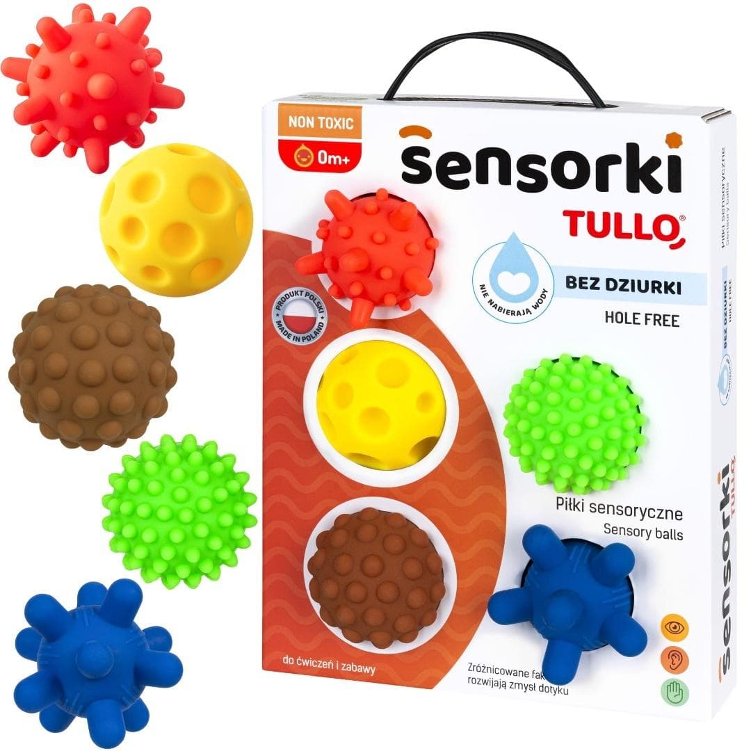 Tullo piłki sensoryczne Sensorki dla niemowląt bez dziur