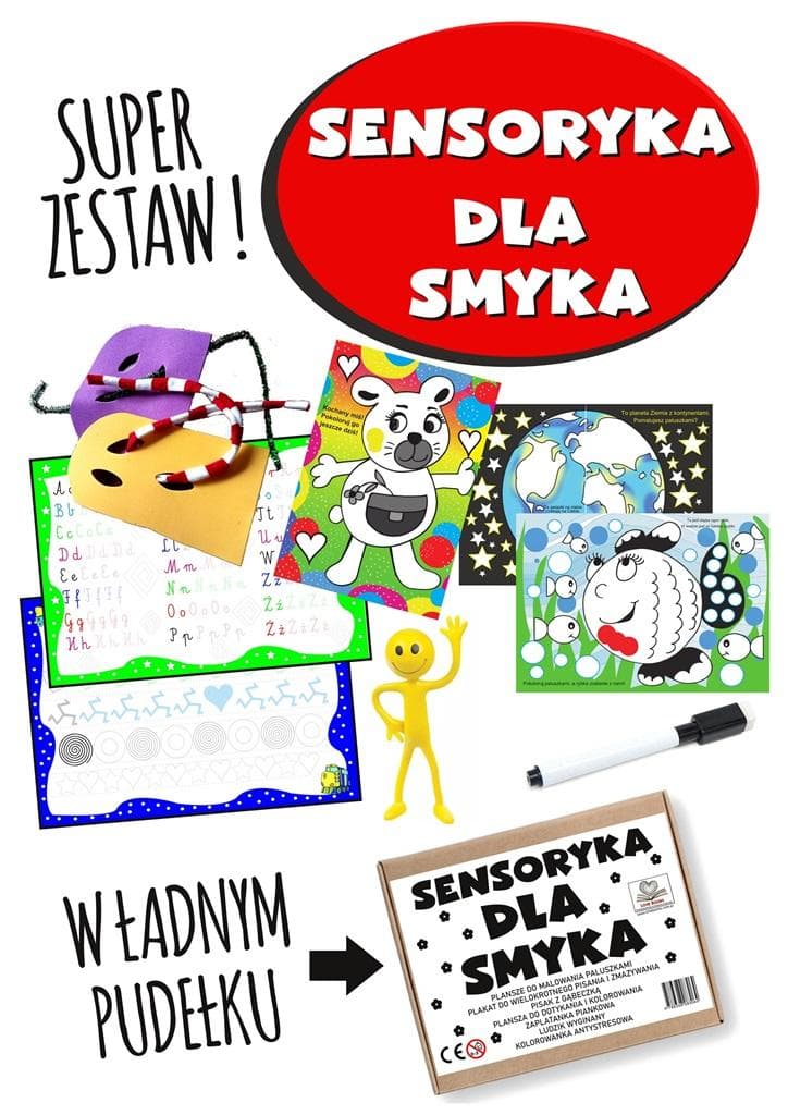 Love Books sensoryka dla smyka zestaw edukacyjny dla dzieci