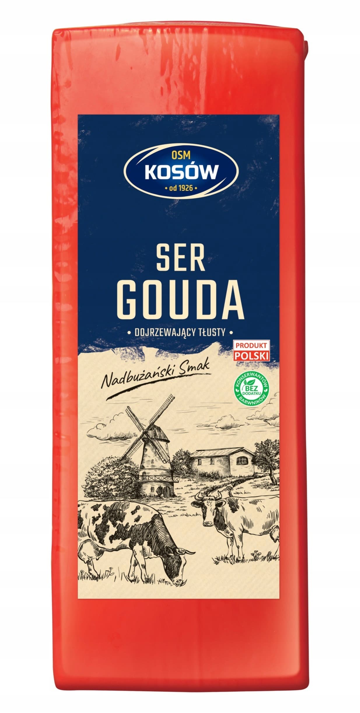 Ser gouda blok ok. 3 kg Włoszczowa