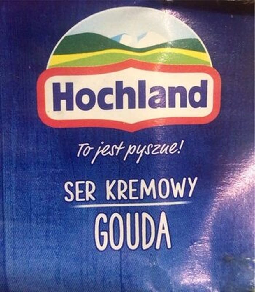 Hochland Gouda. Ser kremowy topiony w bloczku z Goudą. 90 g