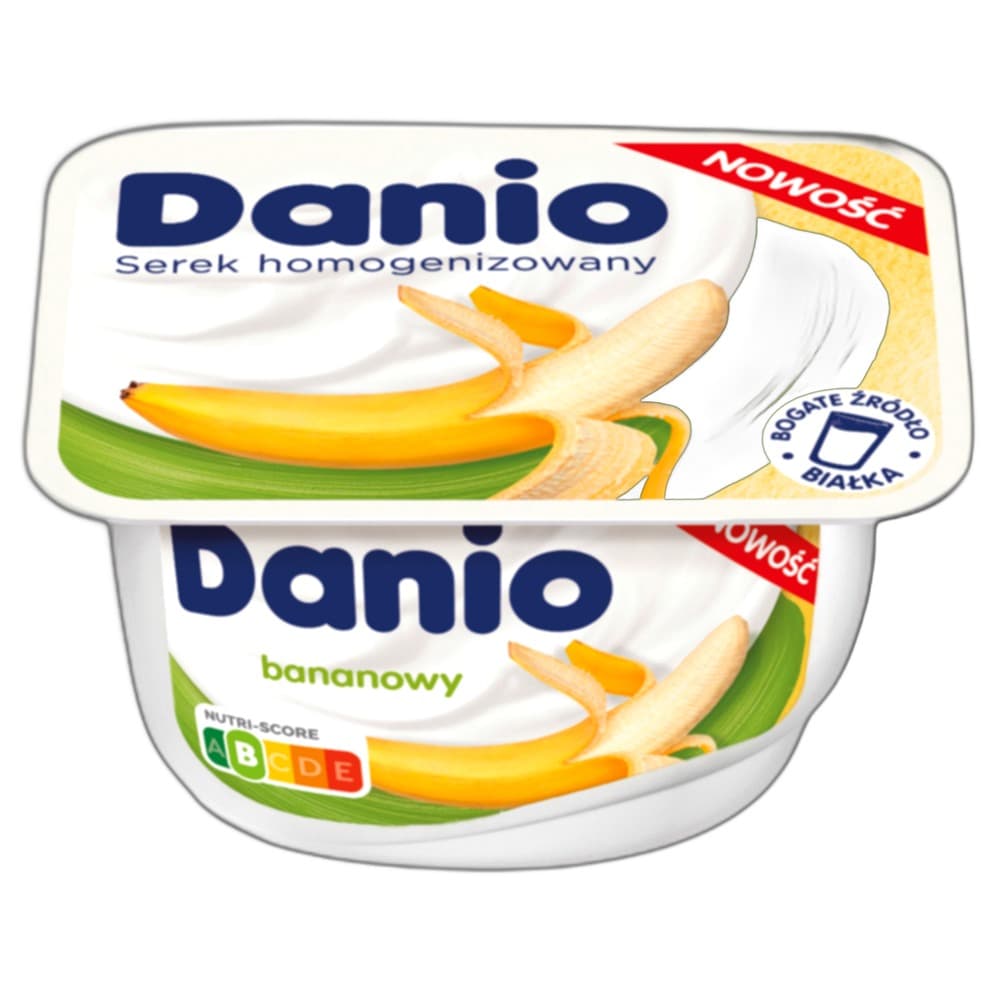 Danio Serek homogenizowany o smaku bananowym 130 g