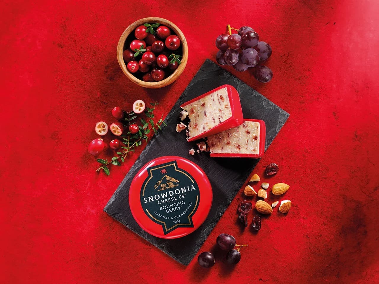 Snowdonia Cheddar Bouncing Berry 200g