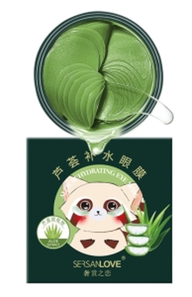 Hydrożelowe płatki pod oczy Sersanlove Aloe 60 sztuk