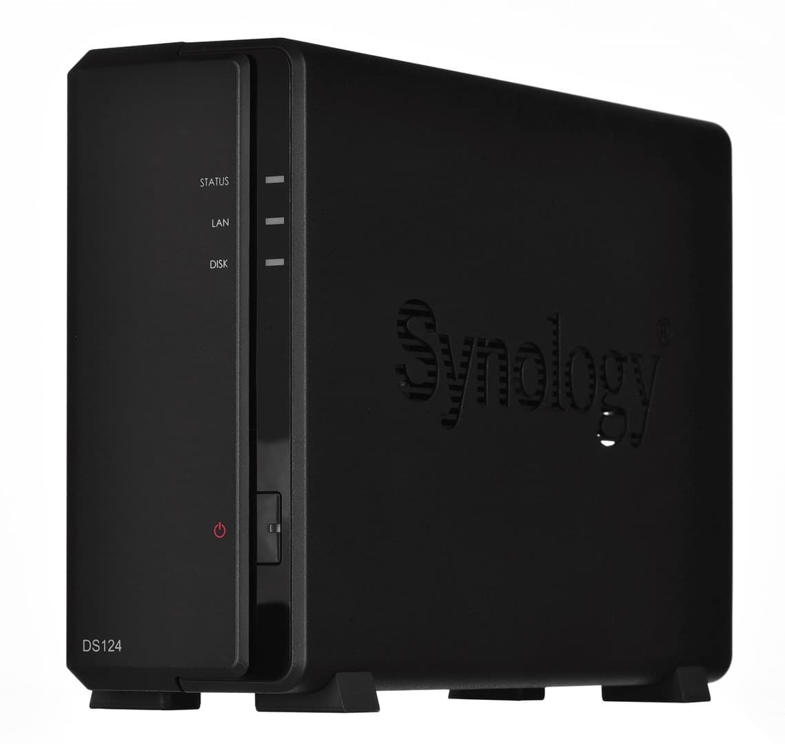 Synology NAS DS124 1-zatokowy Tower Realtek RTD1619B 1GB DDR4