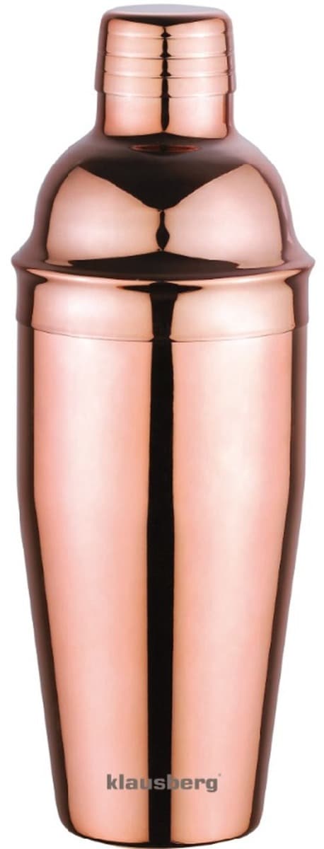 Shaker do koktajli Klausberg 750 ml różowo-złoty