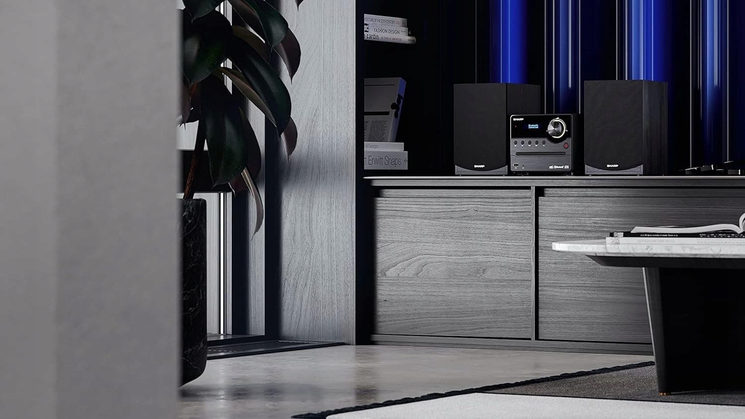 Sharp XL-B517D(BK) Mikrosystem Hi-Fi 45W Czarny