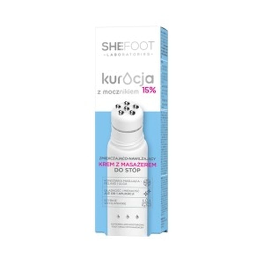 Shefoot krem do stóp 50 ml z mocznikiem 15% i masażerem