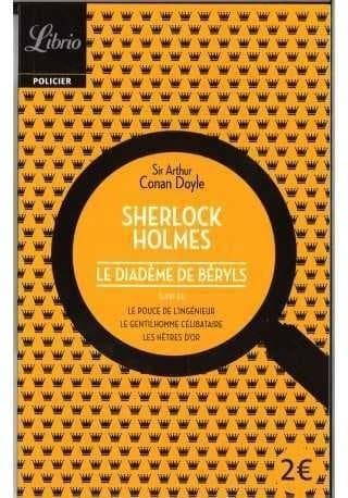 Sherlock Holmes Diademe de beryls - Arthur Conan Doyle książka po francusku 124 strony