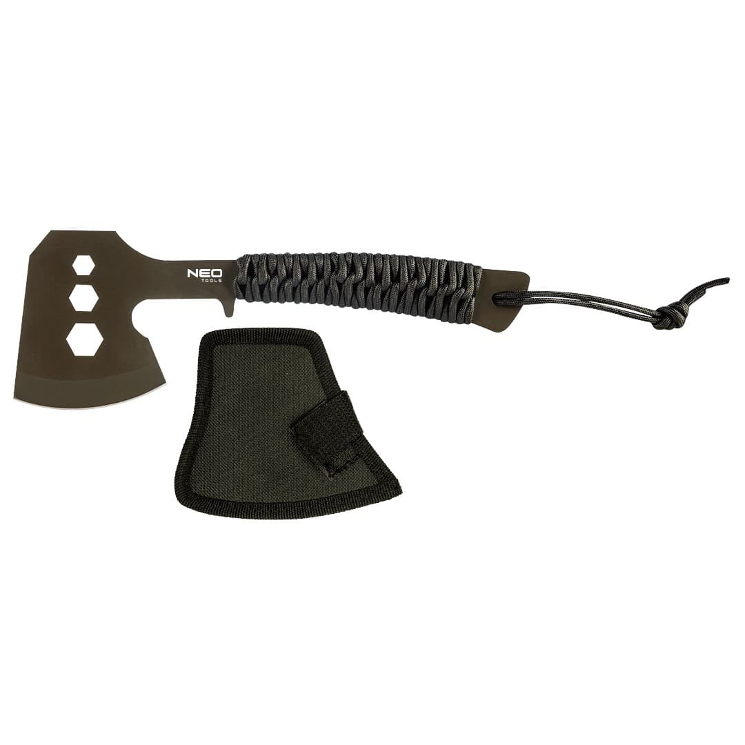 Siekiera biwakowa multifunkcyjna ze stali nierdzewnej 26 cm