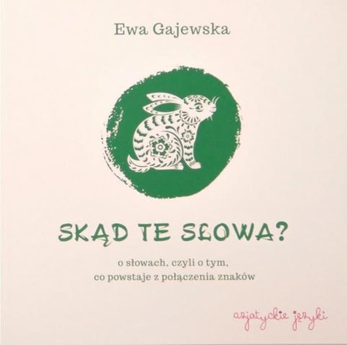 Skąd te słowa?. Ewa Gajewska