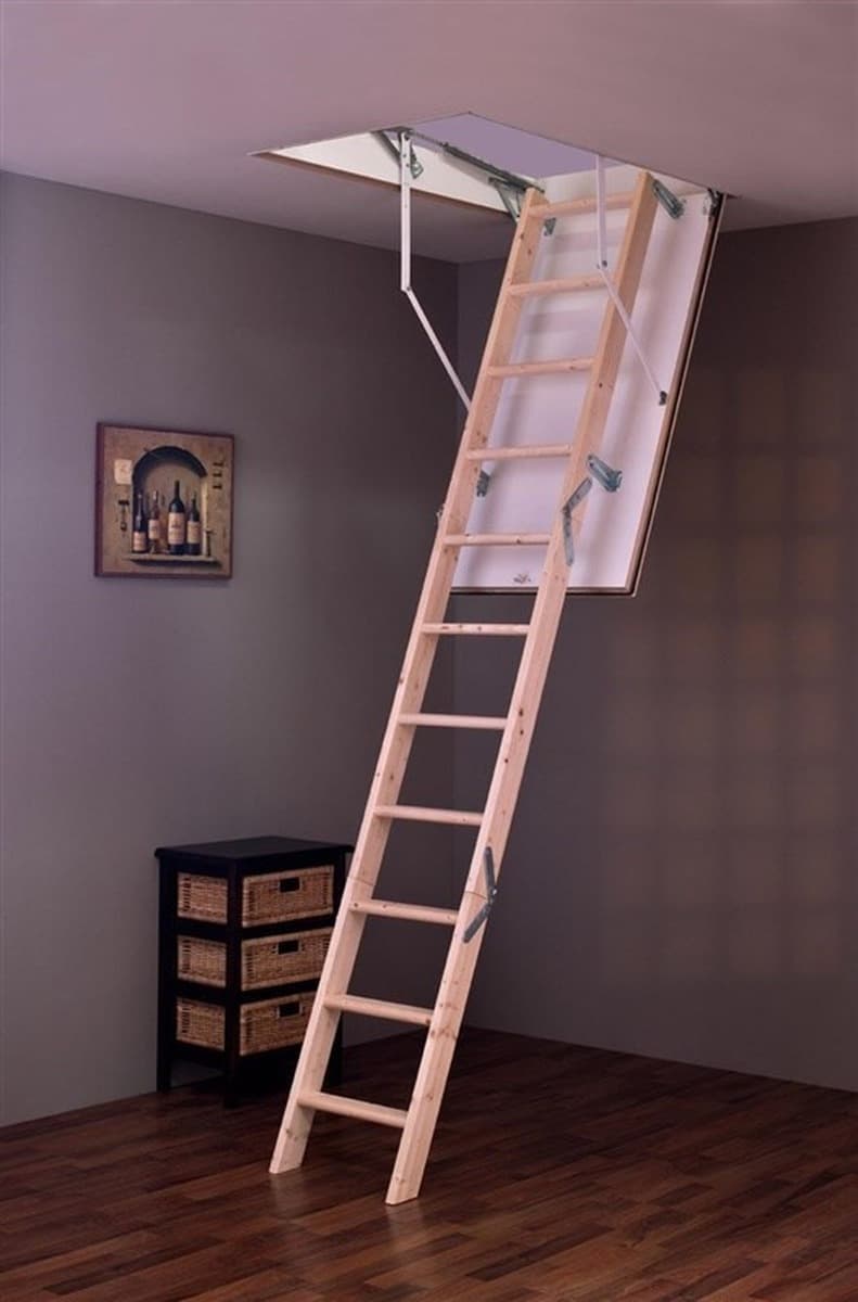 Składana drabina strychowa Tradition Plus 120x60x280 cm