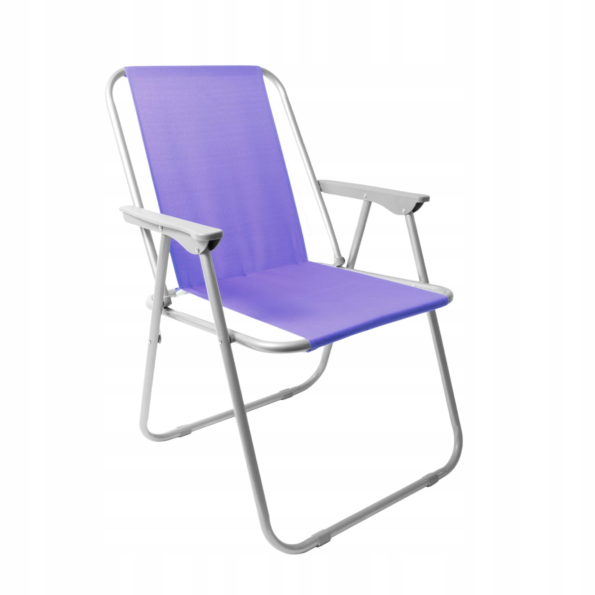Krzesło składane fioletowe paski Comfort Living