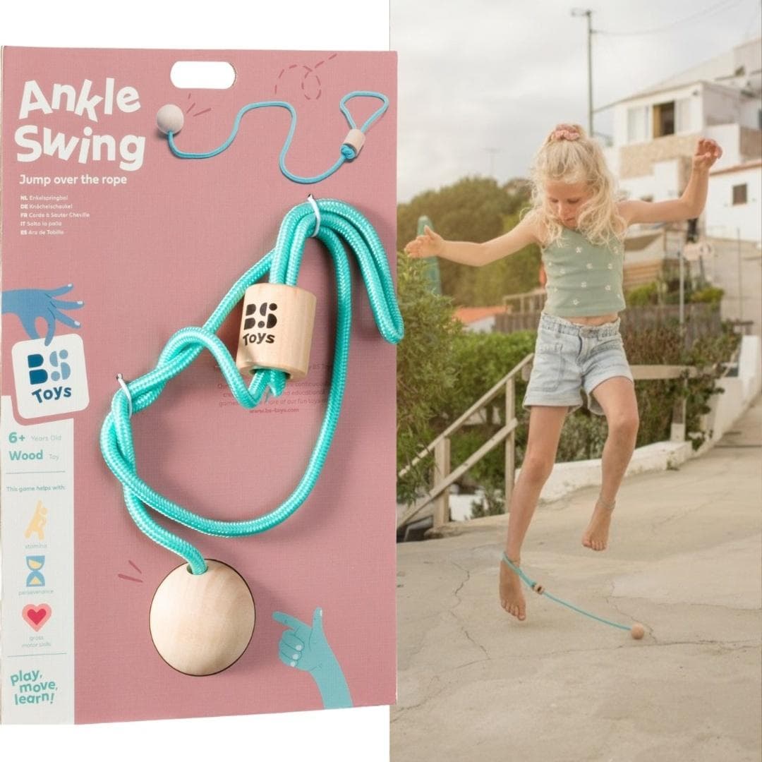 Skakanka na nogę Hula Hop Ankle Swing BS Toys 75 cm