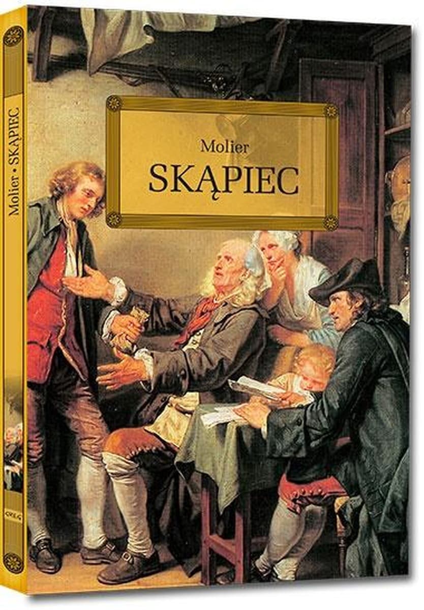 Skąpiec z opracowaniem okleina Greg - Molier