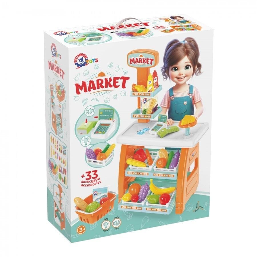 Mini market dla dzieci z akcesoriami