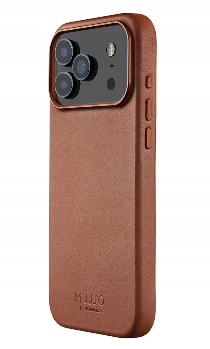 Etui Skórzane Mujjo do iPhone 17 Pro Tan
