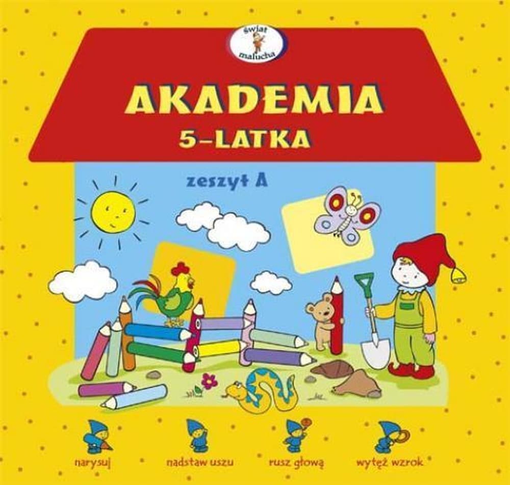 Skrzat Akademia Zeszyt ćwiczeń dla 5-latka