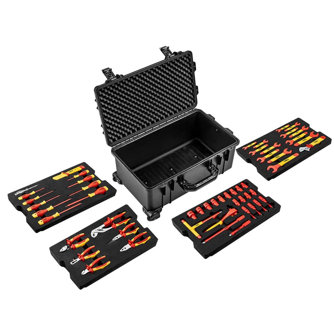 Skrzynia serwisowa elektryka 52 elementy Neo Tools
