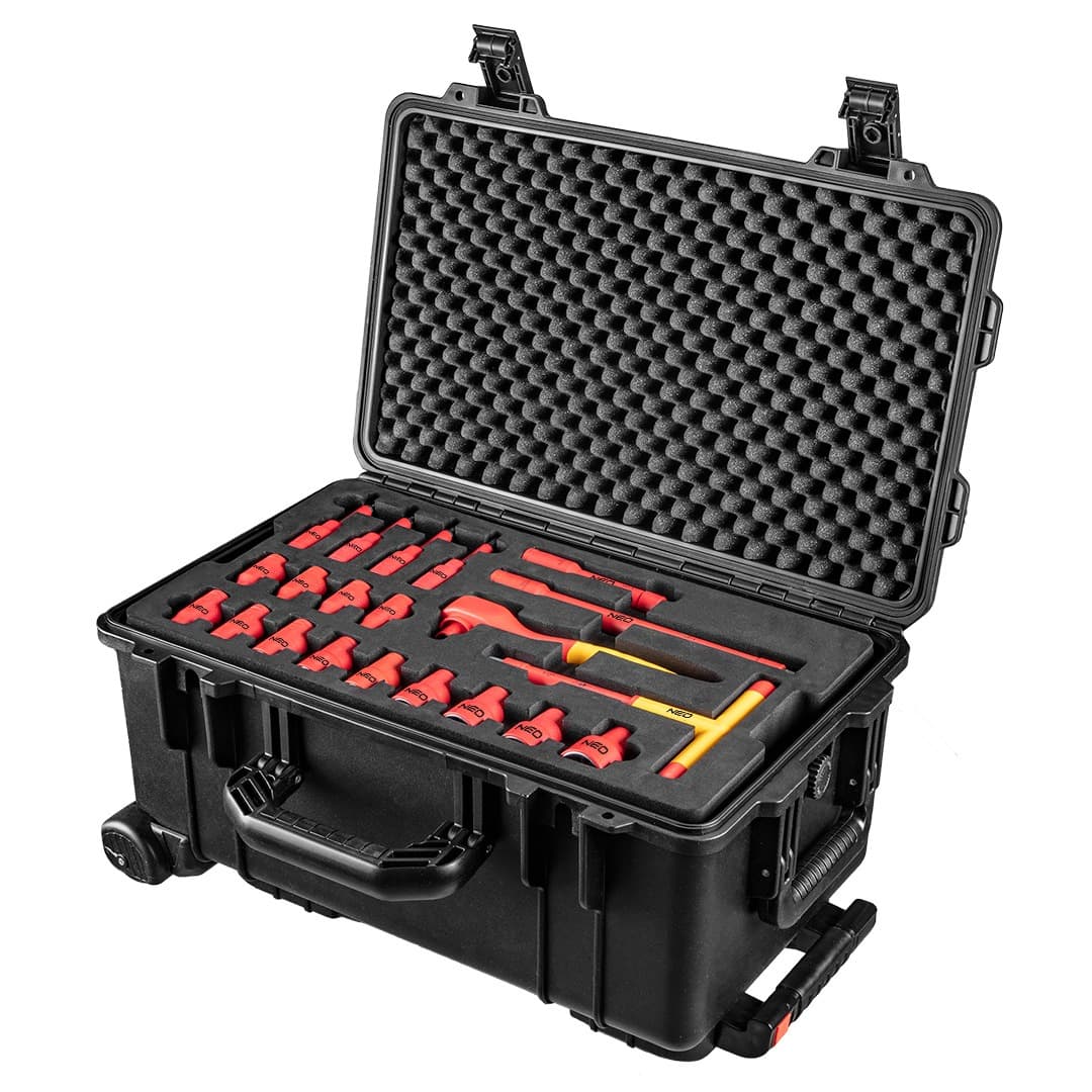 Skrzynia serwisowa elektryka 52 elementy Neo Tools