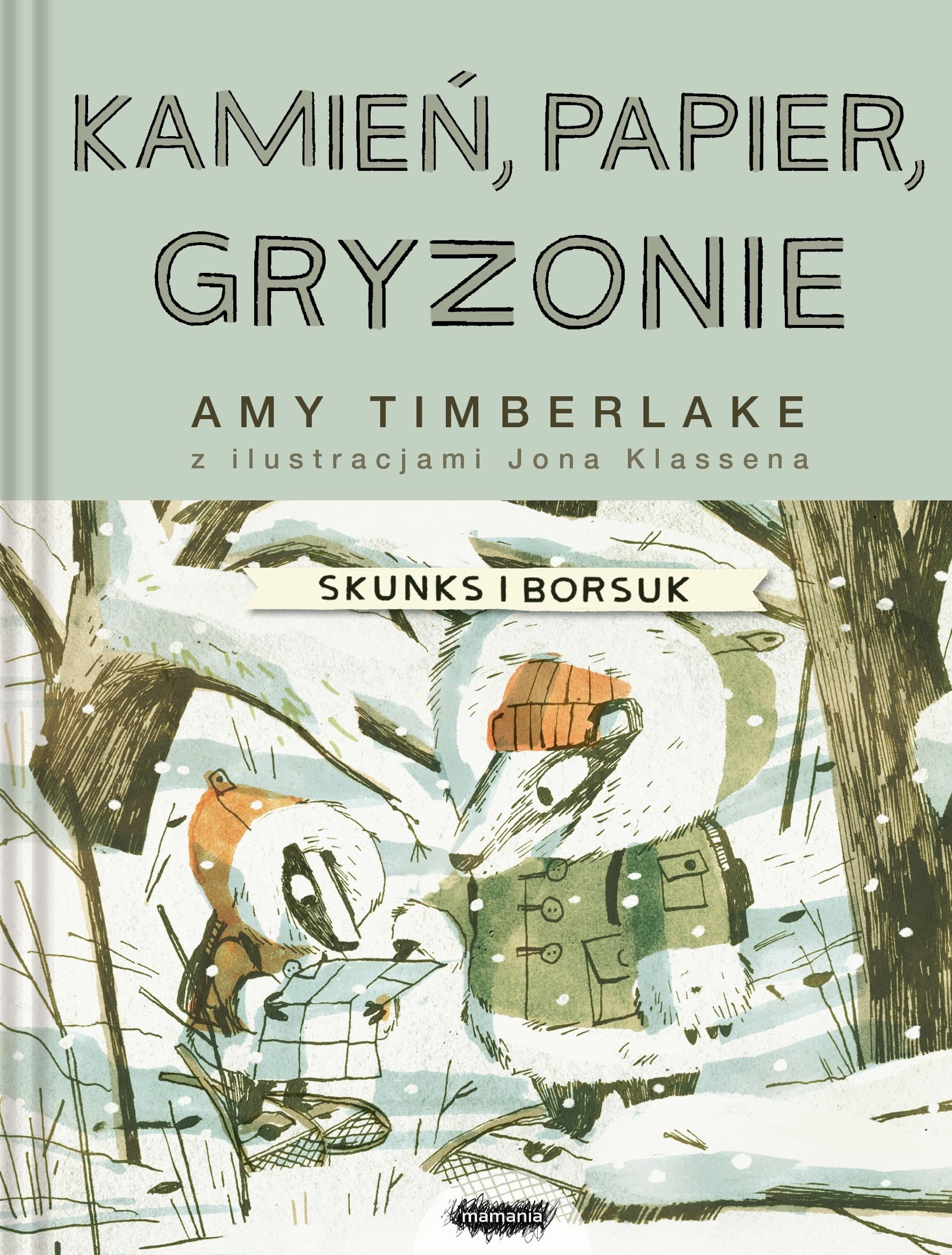 Skunks i Borsuk Tom 3 Kamień papier gryzonie - Książka dla dzieci