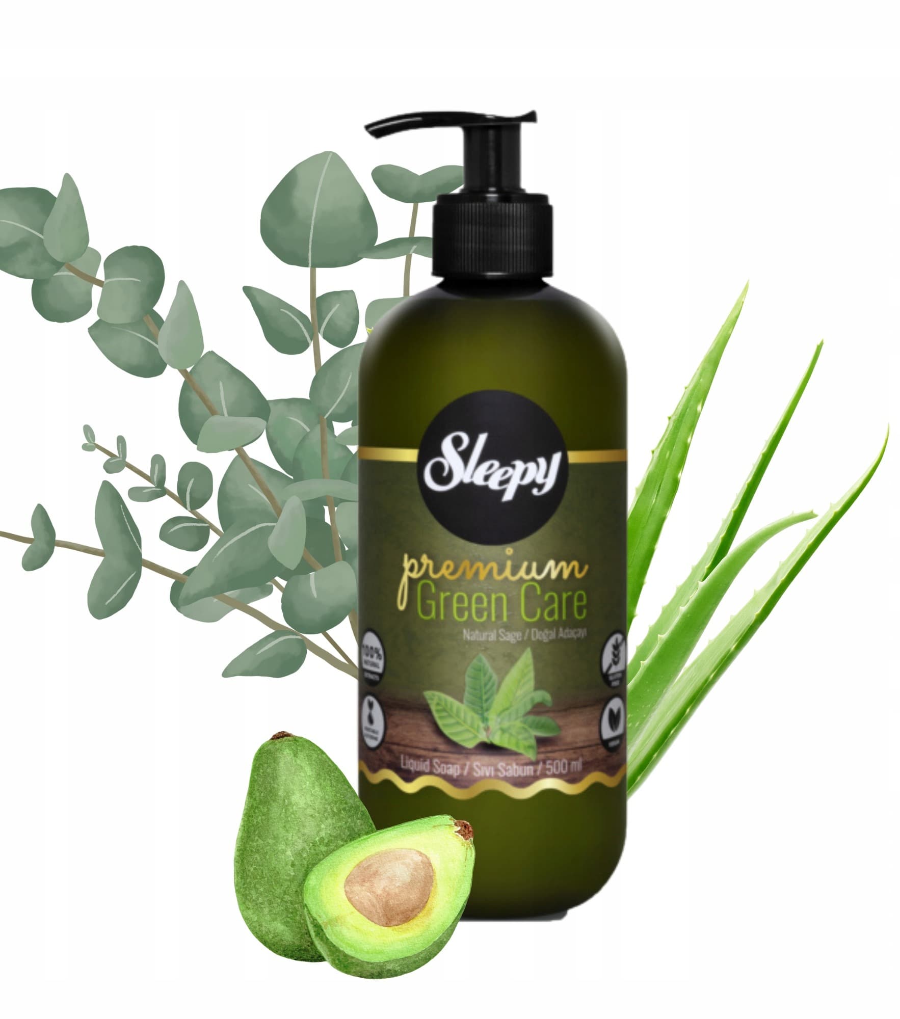 Sleepy Mydło w Płynie Green Care 500ml