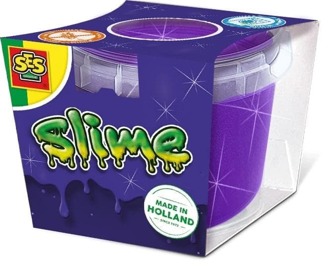 Szlam brokatowy fioletowy do zabawy 140g