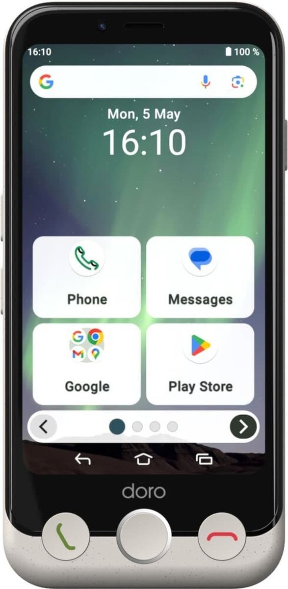 Smartfon Doro Aurora A10 4G z wyświetlaczem 4,5" i 64 GB pamięci