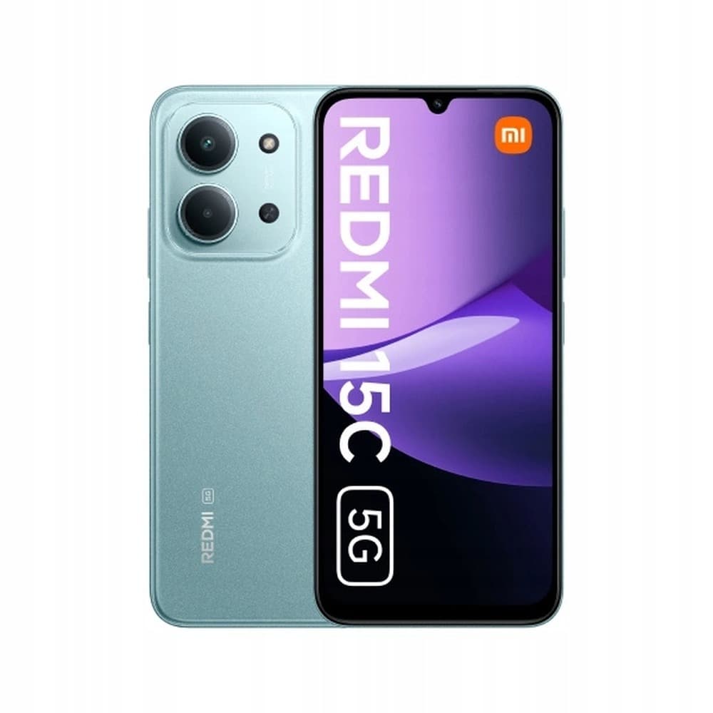 Smartfon Xiaomi Redmi 15C 5G, 4 GB RAM, 128 GB pamięci - miętowy zielony