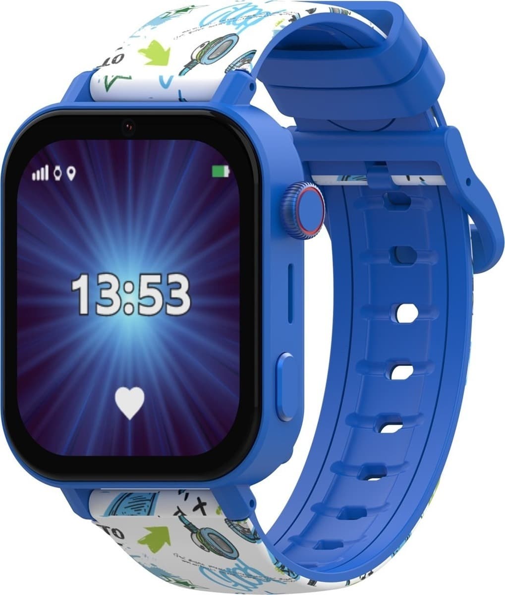 Smartwatch dla dziecka z GPS KiDiZ Connect niebieski