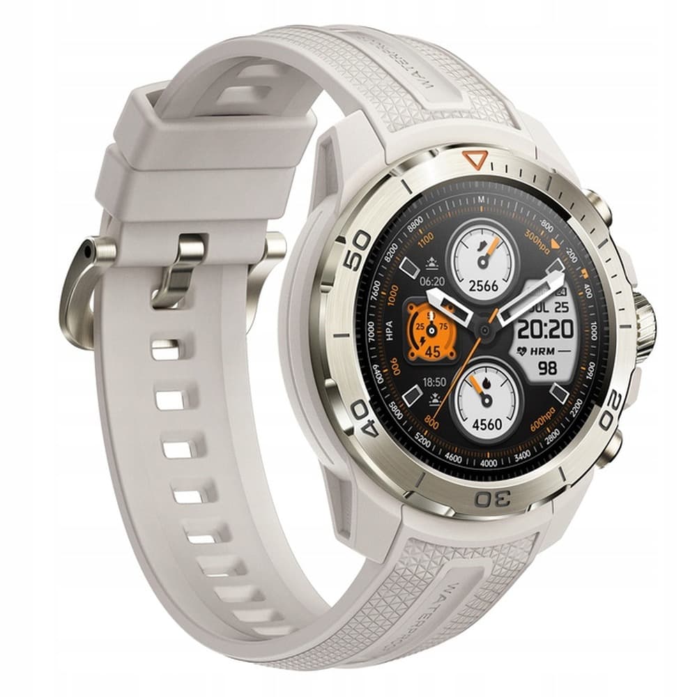 Smartwatch Mibro GS Explorer biały - monitorowanie aktywności i snu