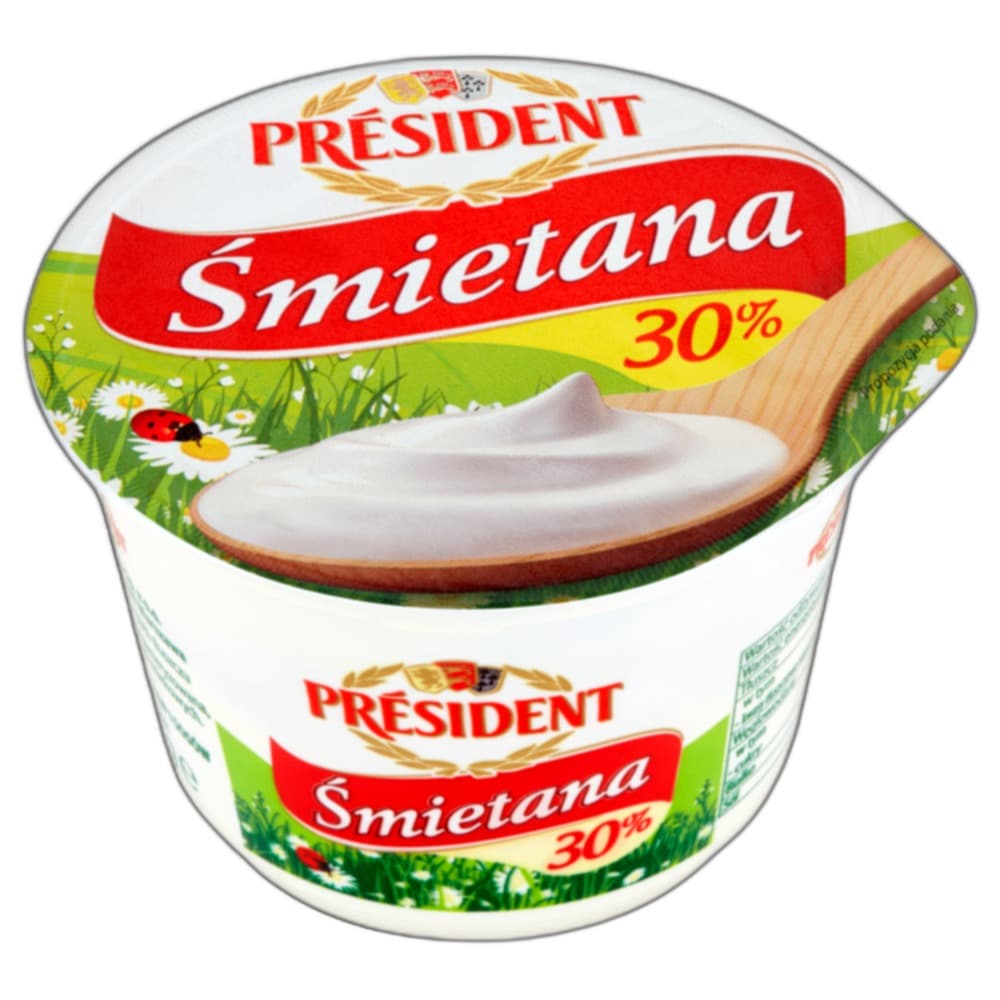 PRESIDENT ŚMIETANA 30% 200G