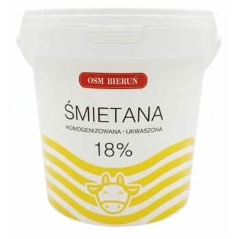 Śmietanka ukwaszona 18% 1 kg