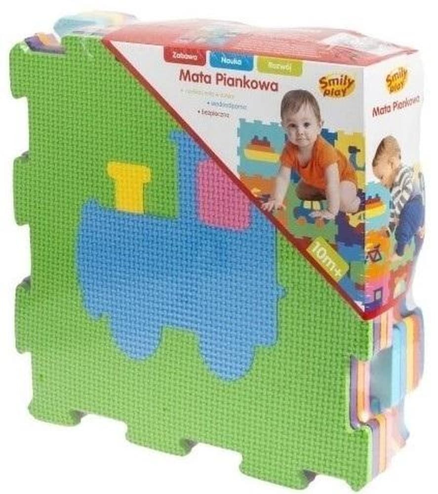 Smily Play Piankowa mata edukacyjna Pojazdy dla dzieci