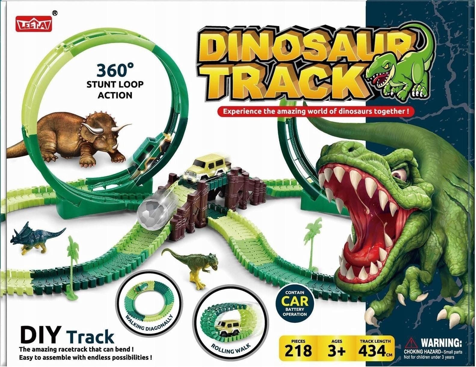 Smily Play Tor Dinozaur dla dzieci SN141