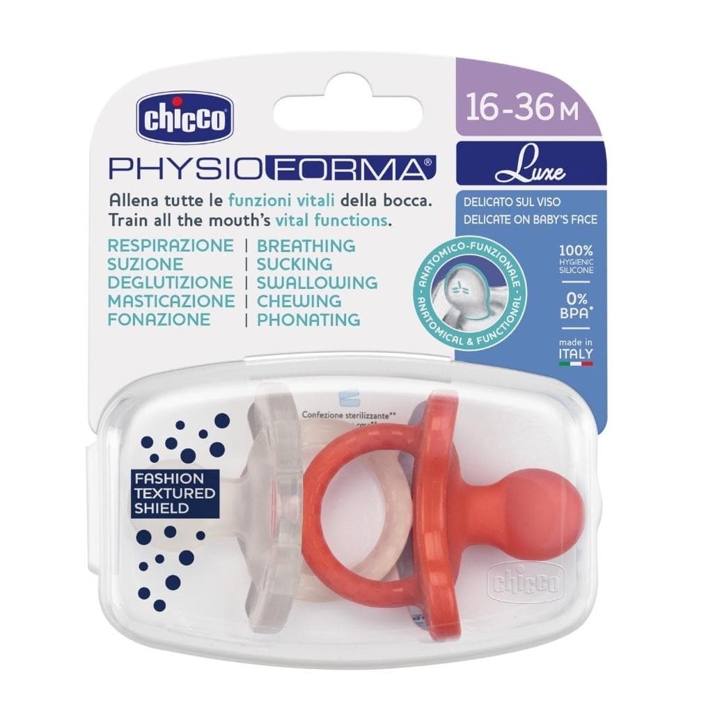 Smoczek uspokajający Chicco PhysioForma Soft Luxe 2 sztuki 6-16m