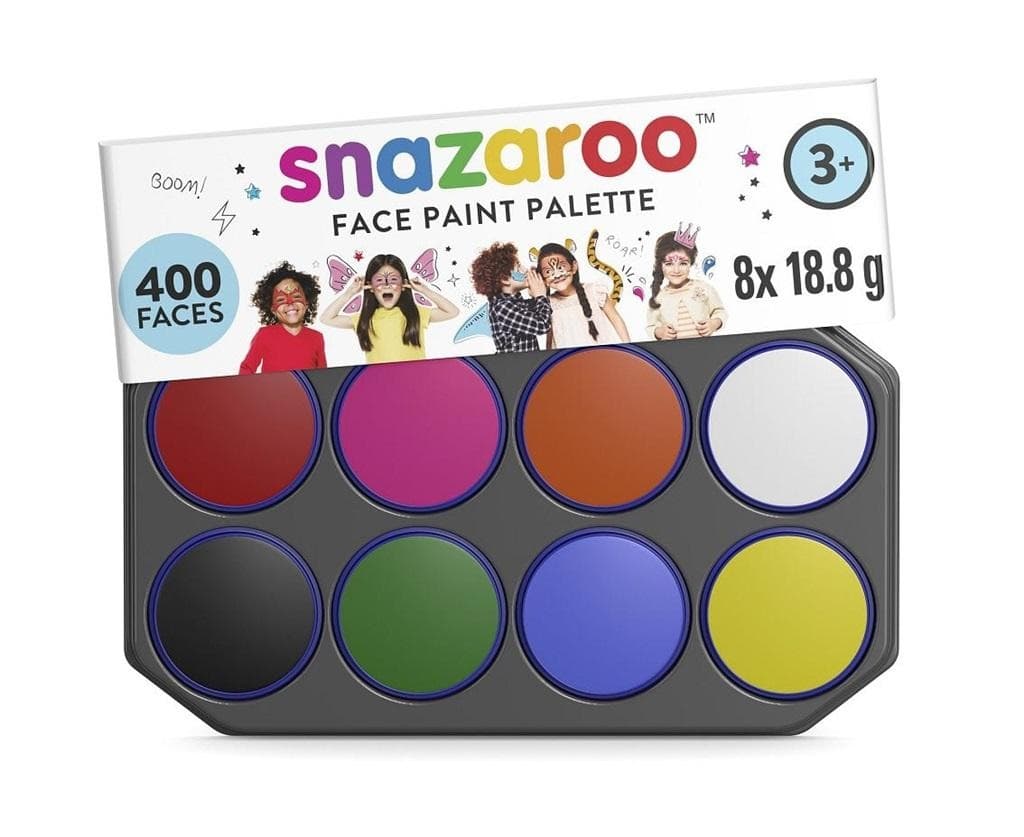 Snazaroo Paleta Farb do Twarzy 8 Kolorów 18 ml