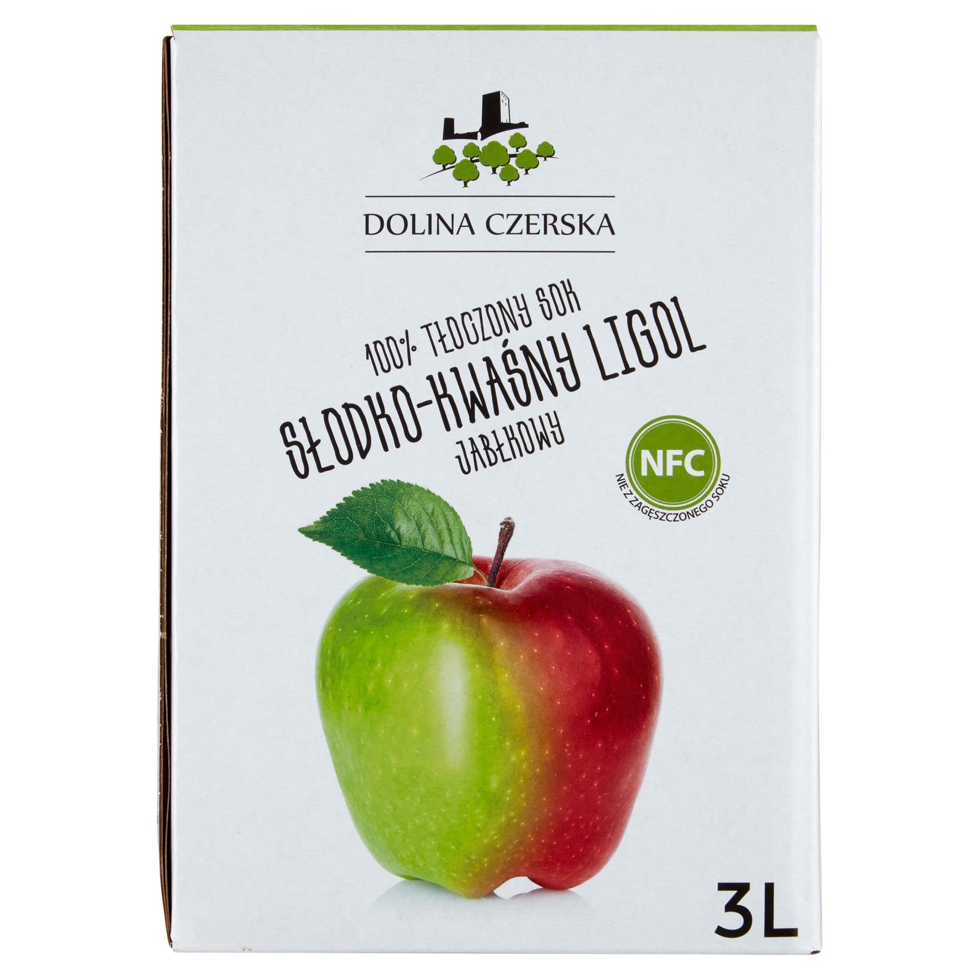Sok NFC jabłkowy Ligol 100% Dolina Czerska 3L