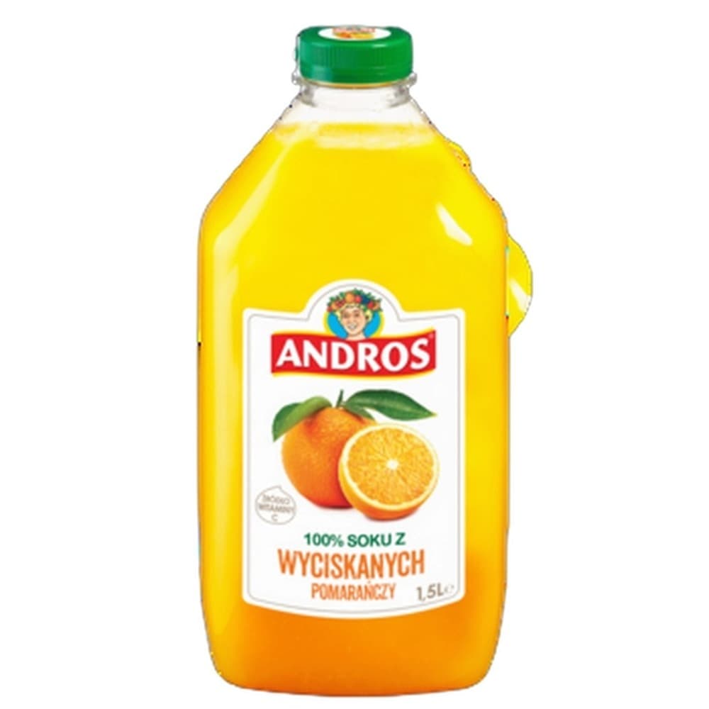 ANDROS Sok z pomarańczy wyciskanych 1,5L