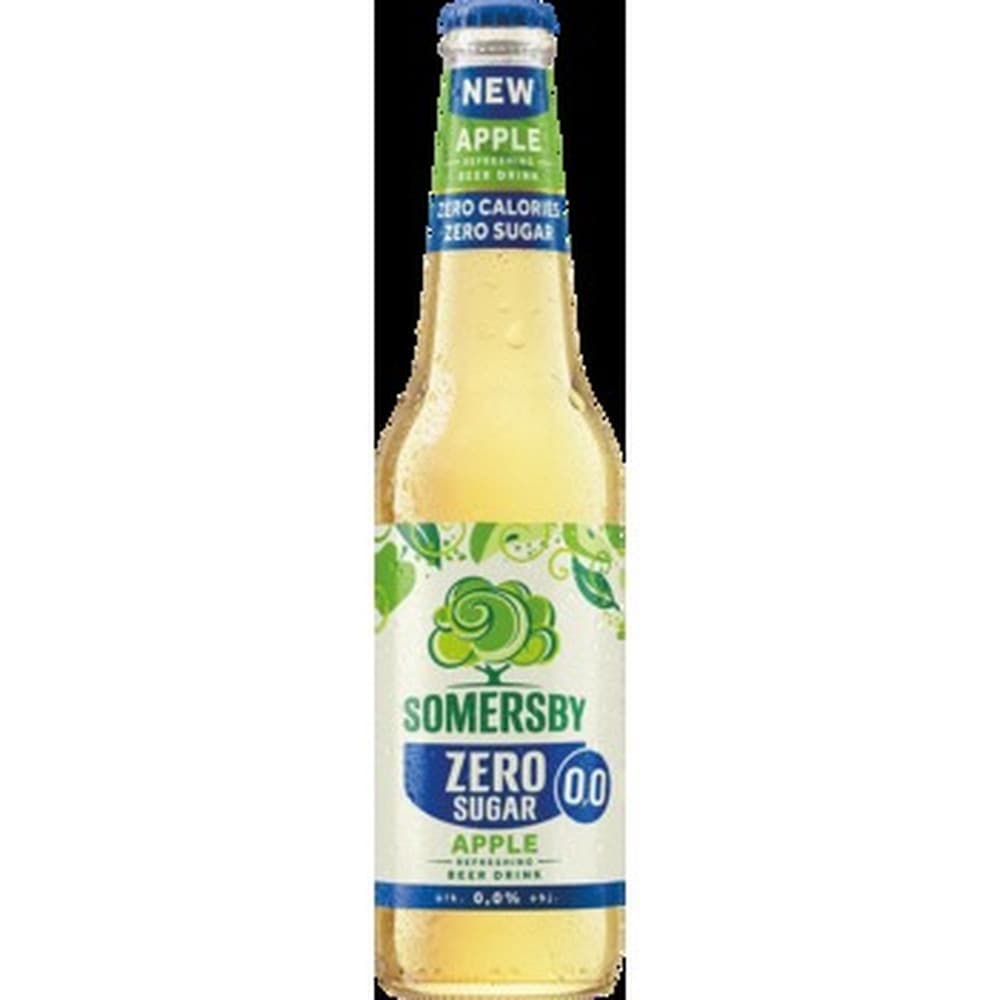 Somersby 3x ZERO Apple 0% 400 ml, butelka bezzwrotna