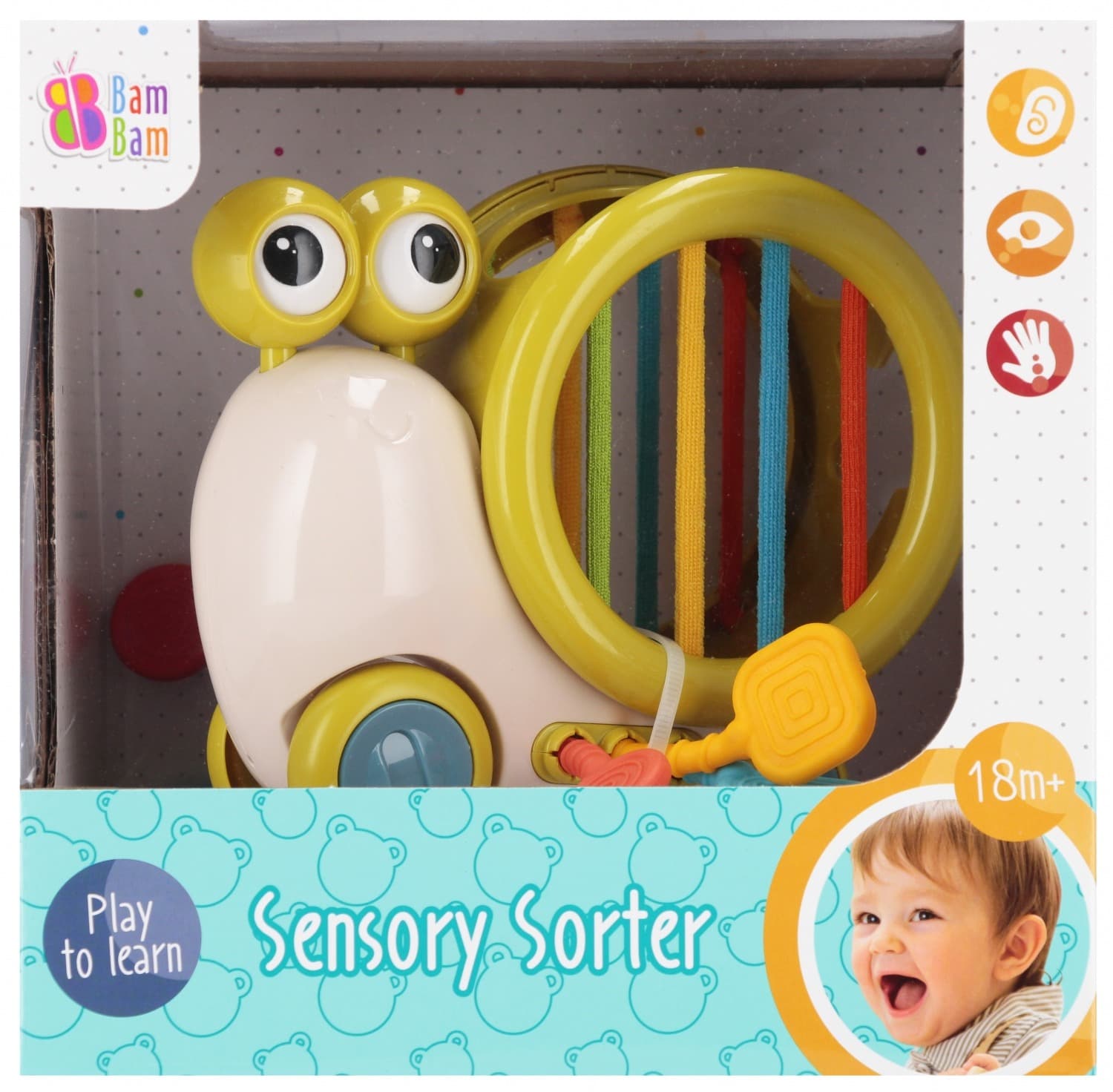 Sorter Sensoryczny Bam Bam Ślimak