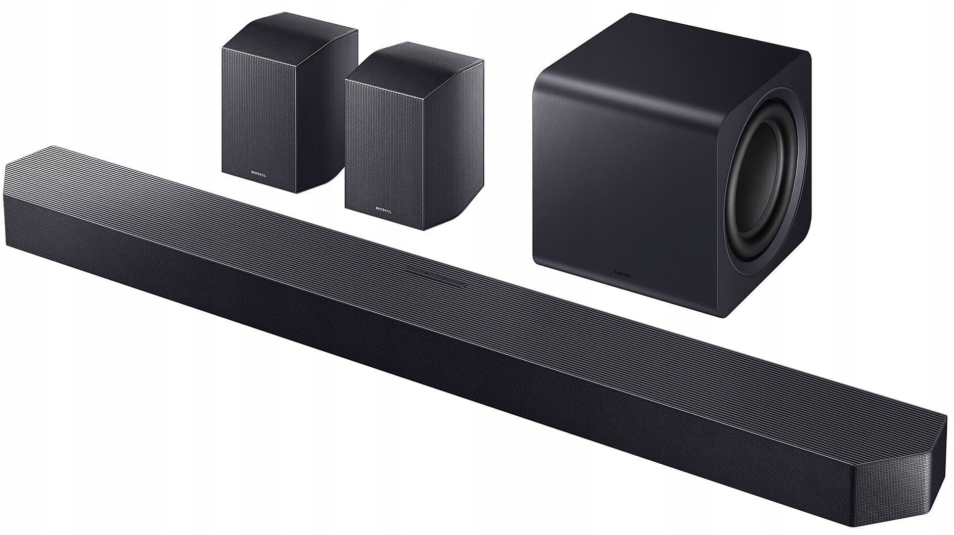 Soundbar Samsung 11.1.4 kanałowy 750W Bluetooth 5.3 Dolby Atmos Czarny (NOWOŚĆ 2025)