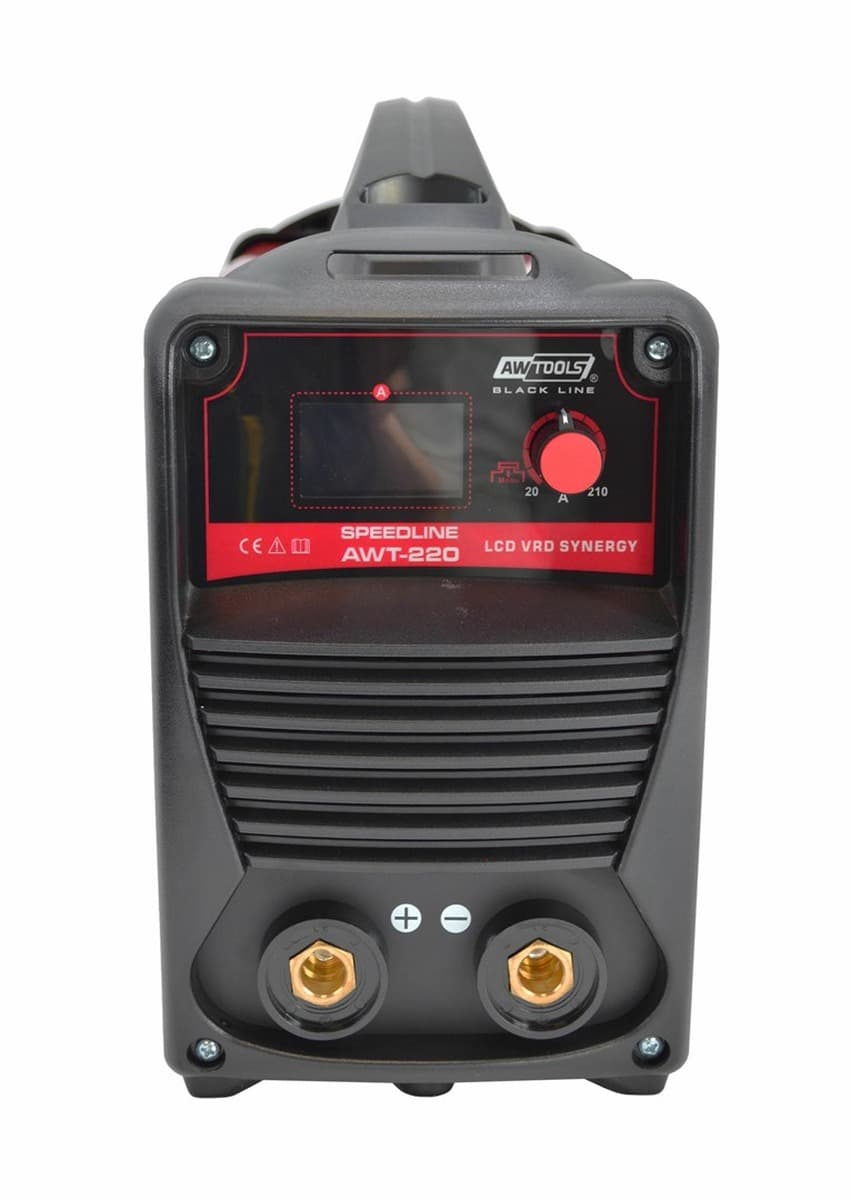 Spawarka Inwertorowa AWTOOLS SPEEDLINE AWT-220 LCD VRD SYNEGRY BLACK LINE