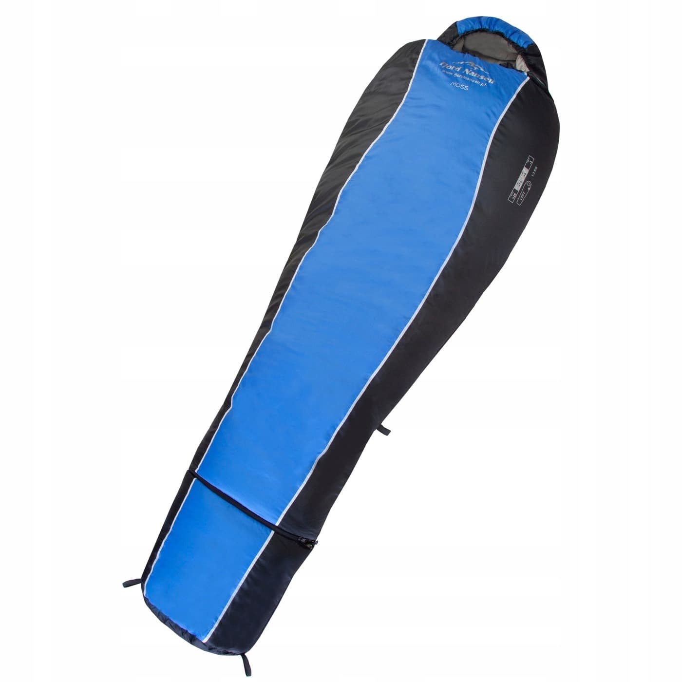Śpiwór dziecięcy Fjord Nansen Moss (125-155 cm) - sapphire lewy