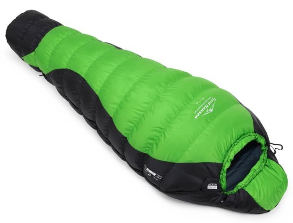 Śpiwór syntetyczny Fjord Nansen Torget XL (195 cm) - emerald/emerald, prawy