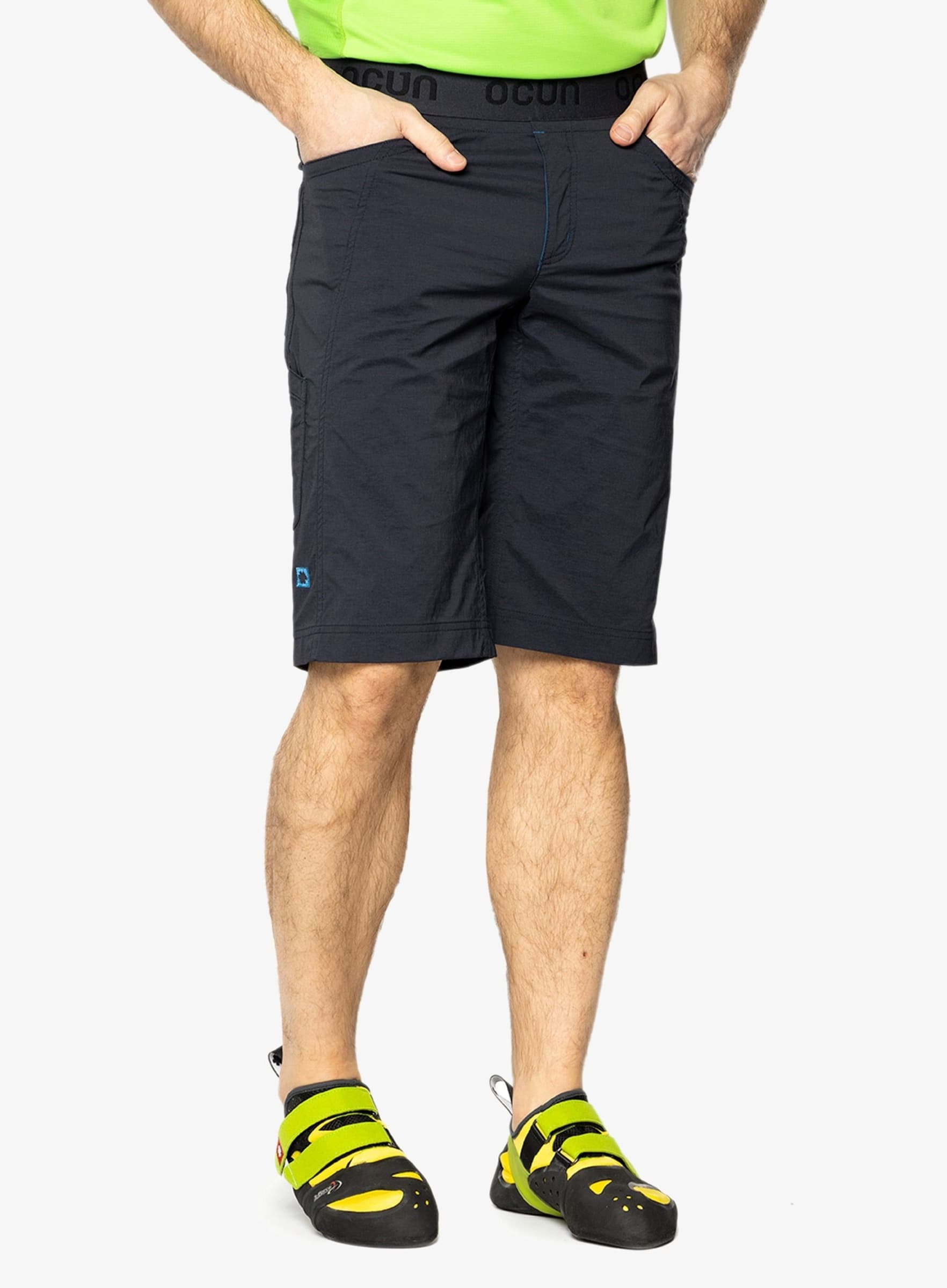Spodenki wspinaczkowe męskie Ocun Mania Eco Shorts - anthracite dark navy r. M