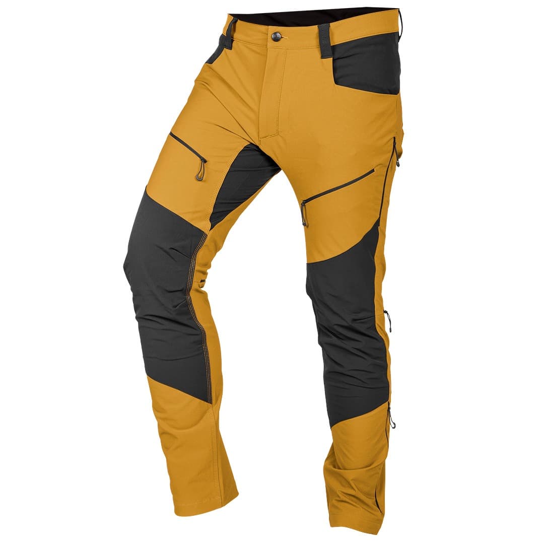 Spodnie robocze OUTDOOR 4-way stretch rozmiar L musztardowe