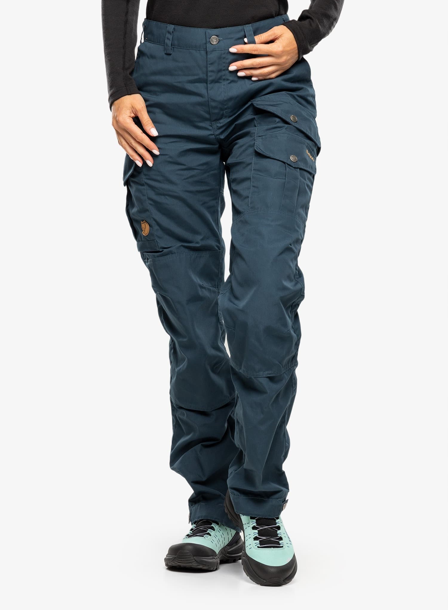 Spodnie trekkingowe damskie Fjallraven Keb Agile Winter Trousers - black, rozmiar XL