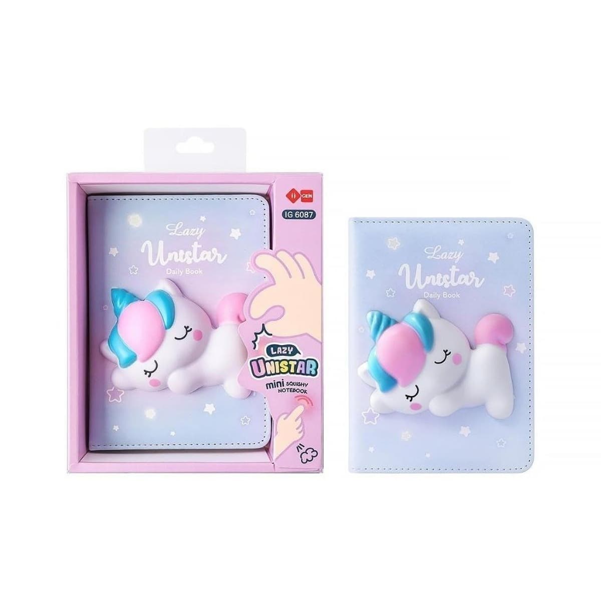 Squishy Notatnik Jednorożec Mini 96 stron z okładką