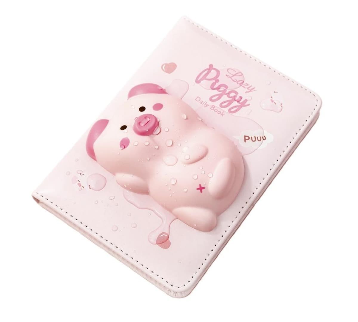 Squishy Notatnik Świnka Mini z miękką okładką antystresową 96 stron