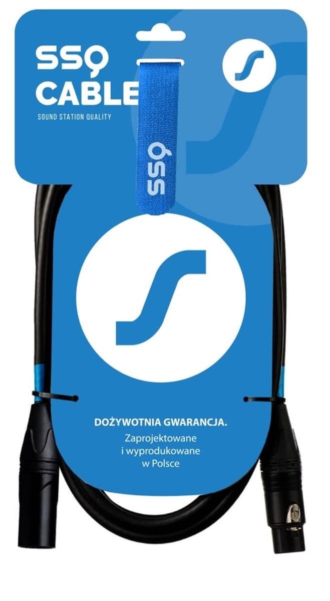 SSQ XX5 - Kabel XLR-XLR 5m - Profesjonalny przewód mikrofonowy
